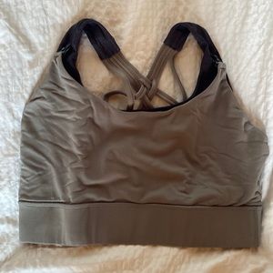 Mama Nursing Sports Bra - Olive